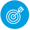 Certificate icon with arrow